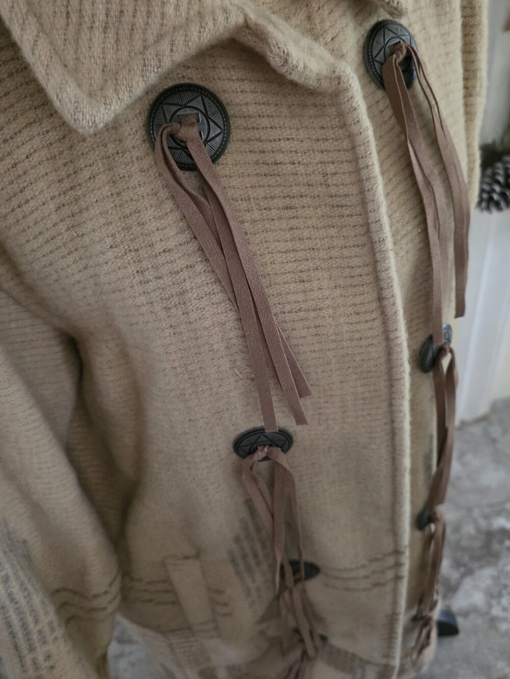 Woolrich Southwestern Wool Blanket Coat - Picture 10 of 16